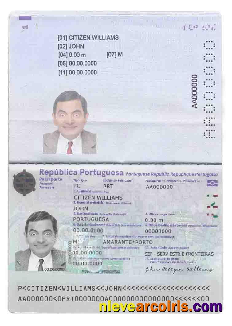 Portugal passport 2017- present